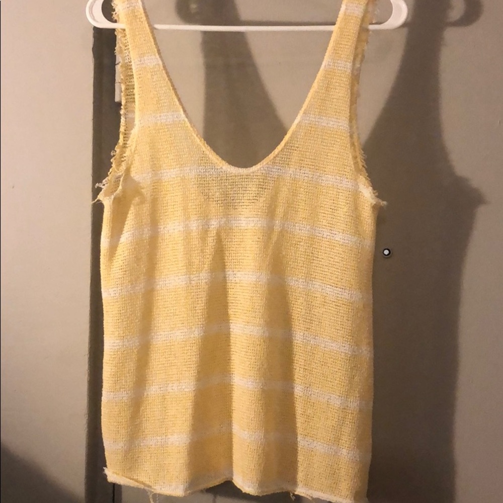 Zara striped knit tank